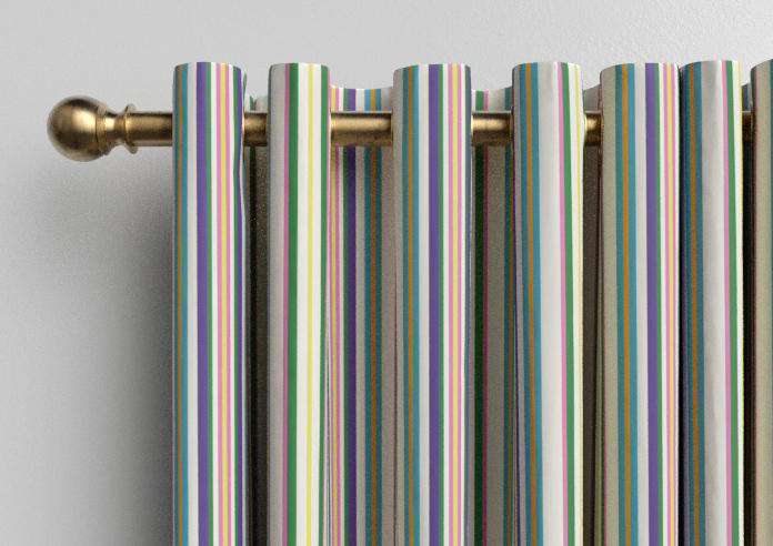 The British Stripe Co. Elizabeth, Notting Hill No.1 - Made to Measure Curtains - Image 12